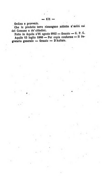 Bullettino delle ordinanze de' commissarj ripartitori de' demanj ex feudali e comunali nelle province dei rr.dd. al di qua del Faro in appendice degli atti eversivi della feudalita