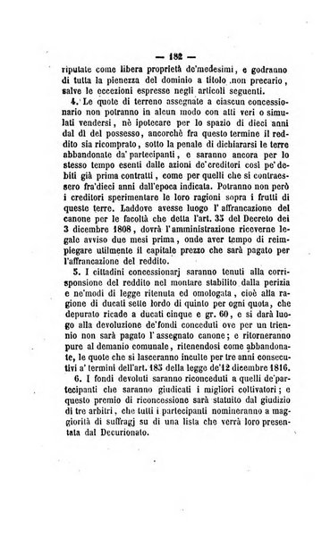 Bullettino delle ordinanze de' commissarj ripartitori de' demanj ex feudali e comunali nelle province dei rr.dd. al di qua del Faro in appendice degli atti eversivi della feudalita