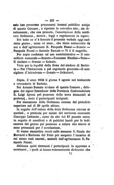 Bullettino delle ordinanze de' commissarj ripartitori de' demanj ex feudali e comunali nelle province dei rr.dd. al di qua del Faro in appendice degli atti eversivi della feudalita