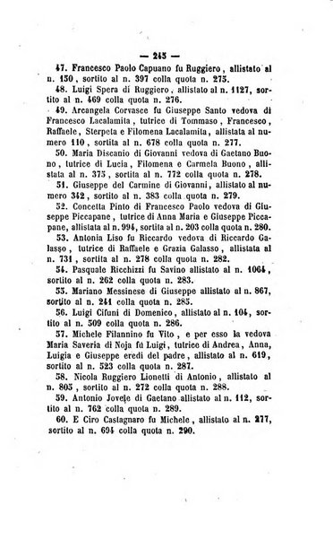 Bullettino delle ordinanze de' commissarj ripartitori de' demanj ex feudali e comunali nelle province dei rr.dd. al di qua del Faro in appendice degli atti eversivi della feudalita