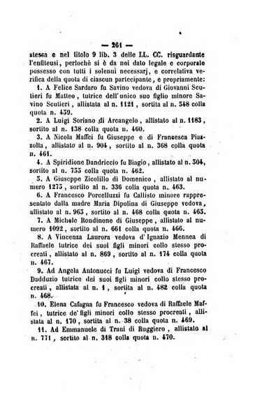 Bullettino delle ordinanze de' commissarj ripartitori de' demanj ex feudali e comunali nelle province dei rr.dd. al di qua del Faro in appendice degli atti eversivi della feudalita