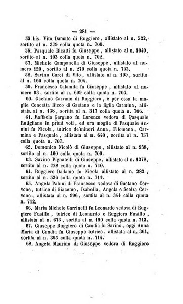 Bullettino delle ordinanze de' commissarj ripartitori de' demanj ex feudali e comunali nelle province dei rr.dd. al di qua del Faro in appendice degli atti eversivi della feudalita