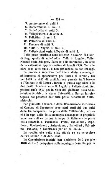 Bullettino delle ordinanze de' commissarj ripartitori de' demanj ex feudali e comunali nelle province dei rr.dd. al di qua del Faro in appendice degli atti eversivi della feudalita