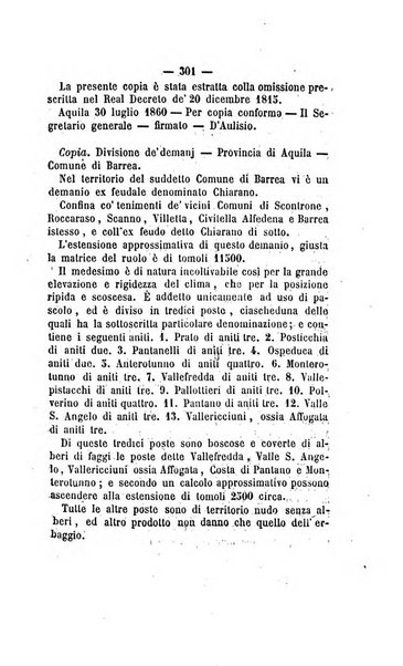 Bullettino delle ordinanze de' commissarj ripartitori de' demanj ex feudali e comunali nelle province dei rr.dd. al di qua del Faro in appendice degli atti eversivi della feudalita