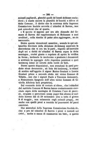 Bullettino delle ordinanze de' commissarj ripartitori de' demanj ex feudali e comunali nelle province dei rr.dd. al di qua del Faro in appendice degli atti eversivi della feudalita