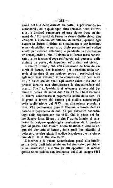 Bullettino delle ordinanze de' commissarj ripartitori de' demanj ex feudali e comunali nelle province dei rr.dd. al di qua del Faro in appendice degli atti eversivi della feudalita