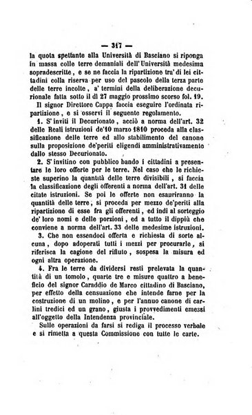 Bullettino delle ordinanze de' commissarj ripartitori de' demanj ex feudali e comunali nelle province dei rr.dd. al di qua del Faro in appendice degli atti eversivi della feudalita