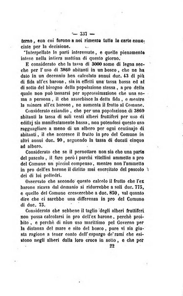 Bullettino delle ordinanze de' commissarj ripartitori de' demanj ex feudali e comunali nelle province dei rr.dd. al di qua del Faro in appendice degli atti eversivi della feudalita