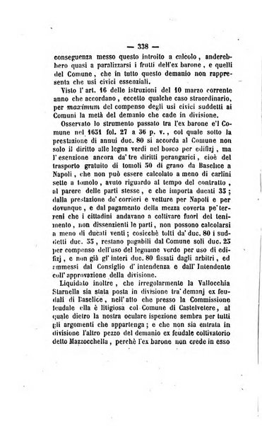 Bullettino delle ordinanze de' commissarj ripartitori de' demanj ex feudali e comunali nelle province dei rr.dd. al di qua del Faro in appendice degli atti eversivi della feudalita