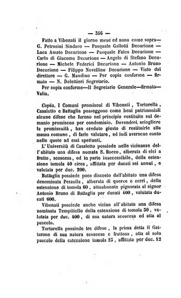 Bullettino delle ordinanze de' commissarj ripartitori de' demanj ex feudali e comunali nelle province dei rr.dd. al di qua del Faro in appendice degli atti eversivi della feudalita