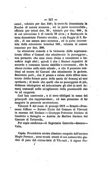 Bullettino delle ordinanze de' commissarj ripartitori de' demanj ex feudali e comunali nelle province dei rr.dd. al di qua del Faro in appendice degli atti eversivi della feudalita