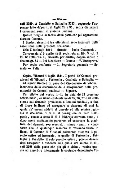 Bullettino delle ordinanze de' commissarj ripartitori de' demanj ex feudali e comunali nelle province dei rr.dd. al di qua del Faro in appendice degli atti eversivi della feudalita