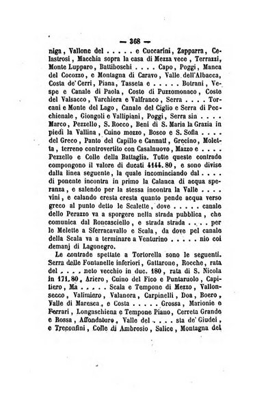 Bullettino delle ordinanze de' commissarj ripartitori de' demanj ex feudali e comunali nelle province dei rr.dd. al di qua del Faro in appendice degli atti eversivi della feudalita