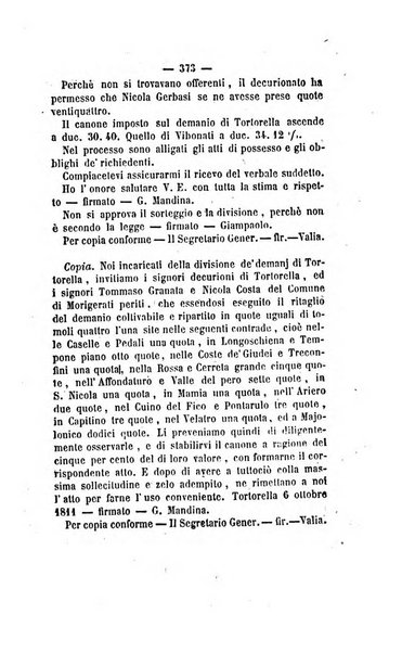 Bullettino delle ordinanze de' commissarj ripartitori de' demanj ex feudali e comunali nelle province dei rr.dd. al di qua del Faro in appendice degli atti eversivi della feudalita