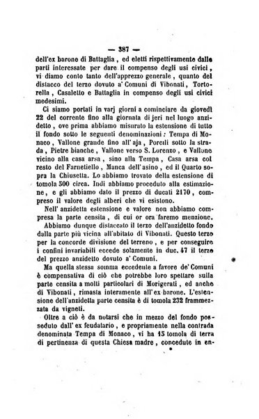 Bullettino delle ordinanze de' commissarj ripartitori de' demanj ex feudali e comunali nelle province dei rr.dd. al di qua del Faro in appendice degli atti eversivi della feudalita