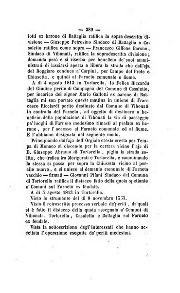 Bullettino delle ordinanze de' commissarj ripartitori de' demanj ex feudali e comunali nelle province dei rr.dd. al di qua del Faro in appendice degli atti eversivi della feudalita