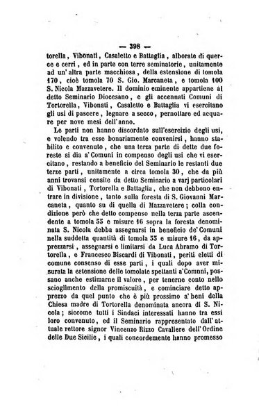 Bullettino delle ordinanze de' commissarj ripartitori de' demanj ex feudali e comunali nelle province dei rr.dd. al di qua del Faro in appendice degli atti eversivi della feudalita