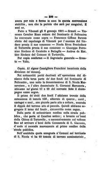 Bullettino delle ordinanze de' commissarj ripartitori de' demanj ex feudali e comunali nelle province dei rr.dd. al di qua del Faro in appendice degli atti eversivi della feudalita