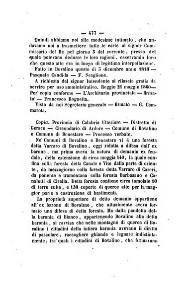 Bullettino delle ordinanze de' commissarj ripartitori de' demanj ex feudali e comunali nelle province dei rr.dd. al di qua del Faro in appendice degli atti eversivi della feudalita