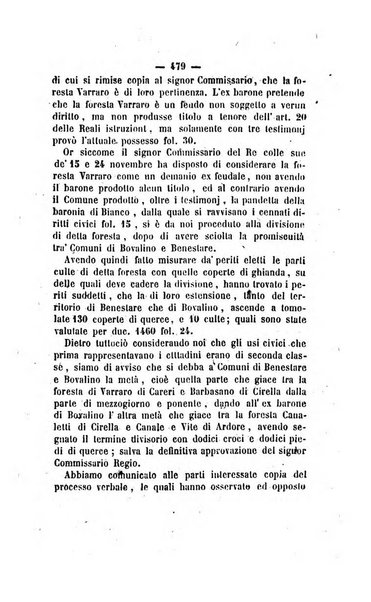 Bullettino delle ordinanze de' commissarj ripartitori de' demanj ex feudali e comunali nelle province dei rr.dd. al di qua del Faro in appendice degli atti eversivi della feudalita