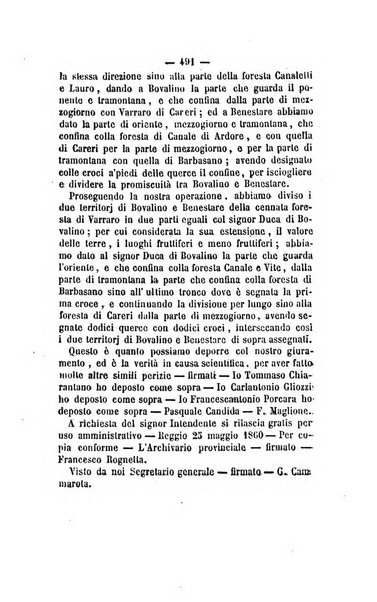 Bullettino delle ordinanze de' commissarj ripartitori de' demanj ex feudali e comunali nelle province dei rr.dd. al di qua del Faro in appendice degli atti eversivi della feudalita