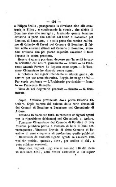 Bullettino delle ordinanze de' commissarj ripartitori de' demanj ex feudali e comunali nelle province dei rr.dd. al di qua del Faro in appendice degli atti eversivi della feudalita