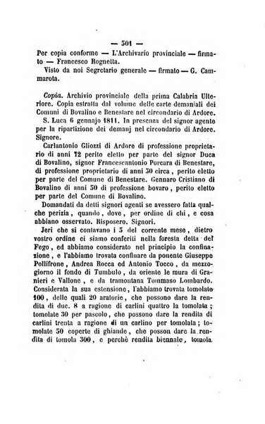 Bullettino delle ordinanze de' commissarj ripartitori de' demanj ex feudali e comunali nelle province dei rr.dd. al di qua del Faro in appendice degli atti eversivi della feudalita