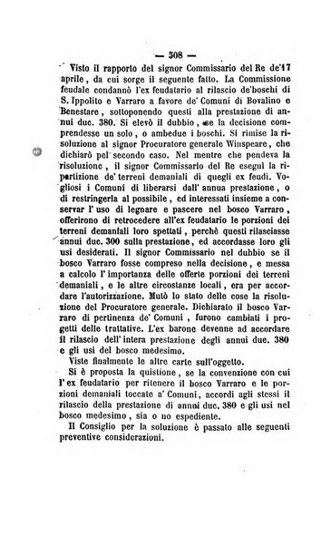 Bullettino delle ordinanze de' commissarj ripartitori de' demanj ex feudali e comunali nelle province dei rr.dd. al di qua del Faro in appendice degli atti eversivi della feudalita