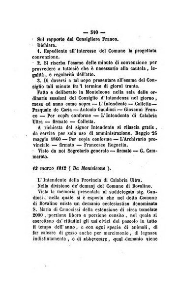 Bullettino delle ordinanze de' commissarj ripartitori de' demanj ex feudali e comunali nelle province dei rr.dd. al di qua del Faro in appendice degli atti eversivi della feudalita