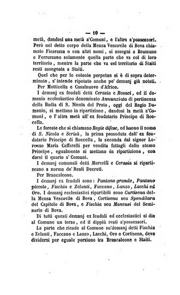 Bullettino delle ordinanze de' commissarj ripartitori de' demanj ex feudali e comunali nelle province napoletane in appendice degli atti eversivi della feudalita