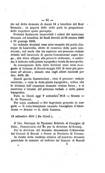 Bullettino delle ordinanze de' commissarj ripartitori de' demanj ex feudali e comunali nelle province napoletane in appendice degli atti eversivi della feudalita