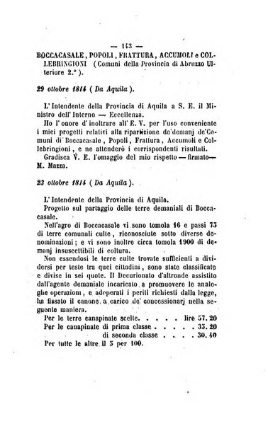 Bullettino delle ordinanze de' commissarj ripartitori de' demanj ex feudali e comunali nelle province napoletane in appendice degli atti eversivi della feudalita