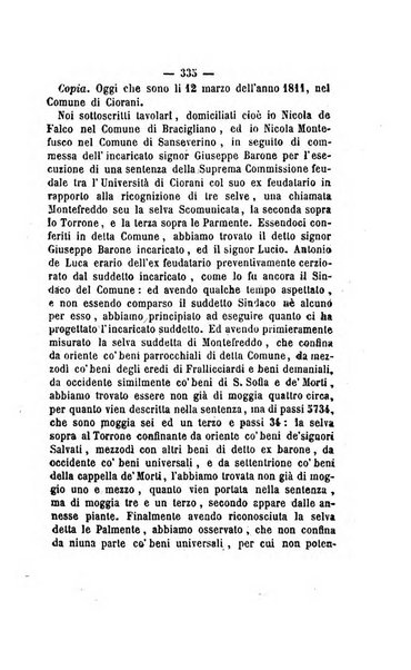 Bullettino delle ordinanze de' commissarj ripartitori de' demanj ex feudali e comunali nelle province napoletane in appendice degli atti eversivi della feudalita