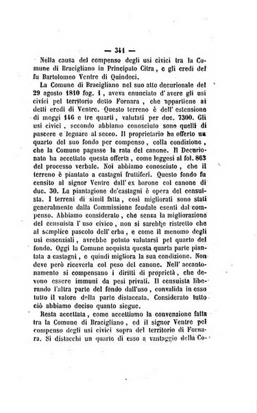 Bullettino delle ordinanze de' commissarj ripartitori de' demanj ex feudali e comunali nelle province napoletane in appendice degli atti eversivi della feudalita