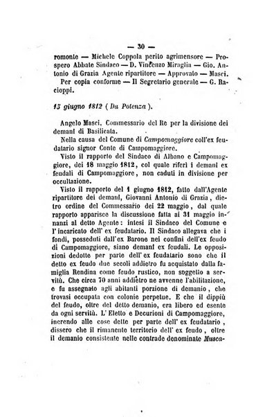 Bullettino delle ordinanze de' commissarj ripartitori de' demanj ex feudali e comunali nelle province napoletane in appendice degli atti eversivi della feudalita