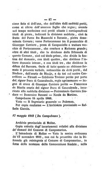 Bullettino delle ordinanze de' commissarj ripartitori de' demanj ex feudali e comunali nelle province napoletane in appendice degli atti eversivi della feudalita