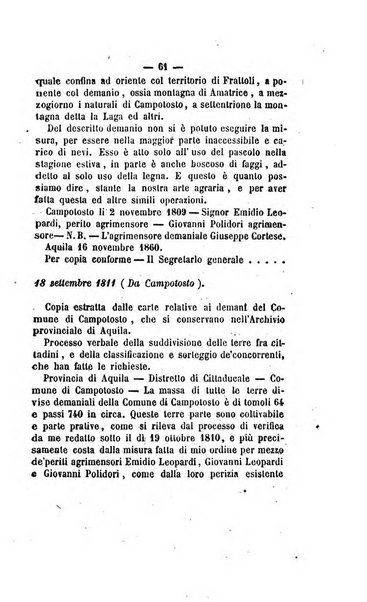 Bullettino delle ordinanze de' commissarj ripartitori de' demanj ex feudali e comunali nelle province napoletane in appendice degli atti eversivi della feudalita