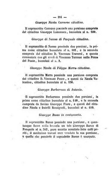 Bullettino delle ordinanze de' commissarj ripartitori de' demanj ex feudali e comunali nelle province napoletane in appendice degli atti eversivi della feudalita