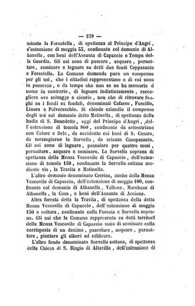 Bullettino delle ordinanze de' commissarj ripartitori de' demanj ex feudali e comunali nelle province napoletane in appendice degli atti eversivi della feudalita