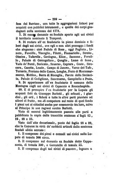 Bullettino delle ordinanze de' commissarj ripartitori de' demanj ex feudali e comunali nelle province napoletane in appendice degli atti eversivi della feudalita