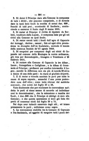 Bullettino delle ordinanze de' commissarj ripartitori de' demanj ex feudali e comunali nelle province napoletane in appendice degli atti eversivi della feudalita