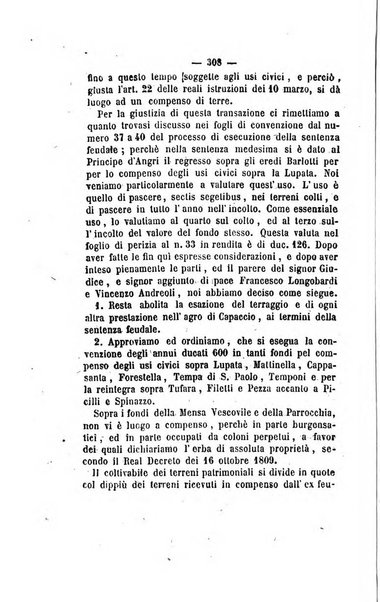 Bullettino delle ordinanze de' commissarj ripartitori de' demanj ex feudali e comunali nelle province napoletane in appendice degli atti eversivi della feudalita