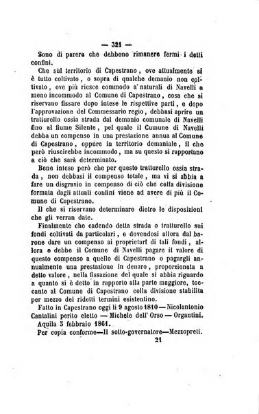 Bullettino delle ordinanze de' commissarj ripartitori de' demanj ex feudali e comunali nelle province napoletane in appendice degli atti eversivi della feudalita