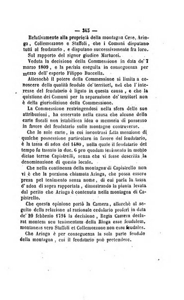 Bullettino delle ordinanze de' commissarj ripartitori de' demanj ex feudali e comunali nelle province napoletane in appendice degli atti eversivi della feudalita