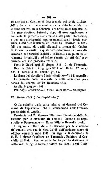 Bullettino delle ordinanze de' commissarj ripartitori de' demanj ex feudali e comunali nelle province napoletane in appendice degli atti eversivi della feudalita