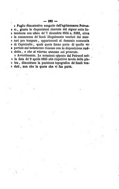 Bullettino delle ordinanze de' commissarj ripartitori de' demanj ex feudali e comunali nelle province napoletane in appendice degli atti eversivi della feudalita