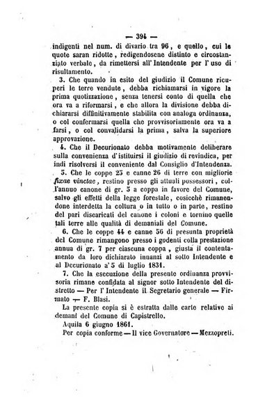 Bullettino delle ordinanze de' commissarj ripartitori de' demanj ex feudali e comunali nelle province napoletane in appendice degli atti eversivi della feudalita