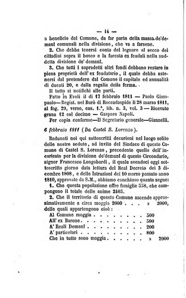 Bullettino delle ordinanze de' commissarj ripartitori de' demanj ex feudali e comunali nelle province napoletane in appendice degli atti eversivi della feudalita