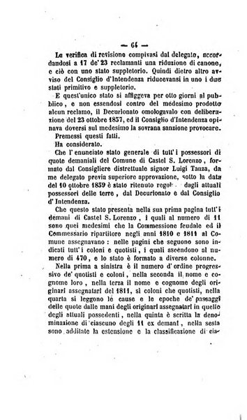 Bullettino delle ordinanze de' commissarj ripartitori de' demanj ex feudali e comunali nelle province napoletane in appendice degli atti eversivi della feudalita