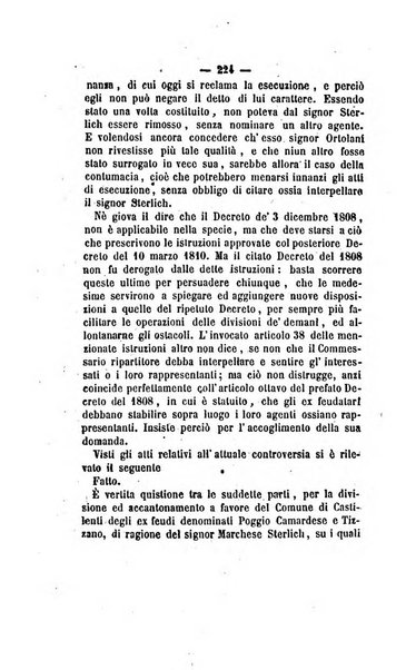 Bullettino delle ordinanze de' commissarj ripartitori de' demanj ex feudali e comunali nelle province napoletane in appendice degli atti eversivi della feudalita